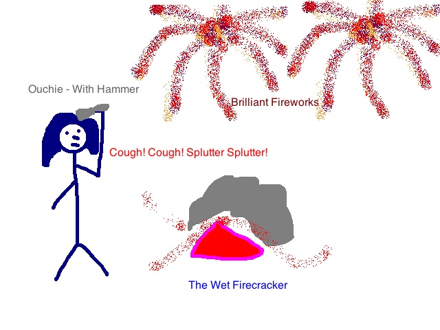 The Brilliant Firecrackers hobnob with the Wet One